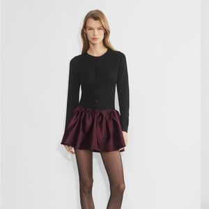 Aritzia Cher Satin Skort